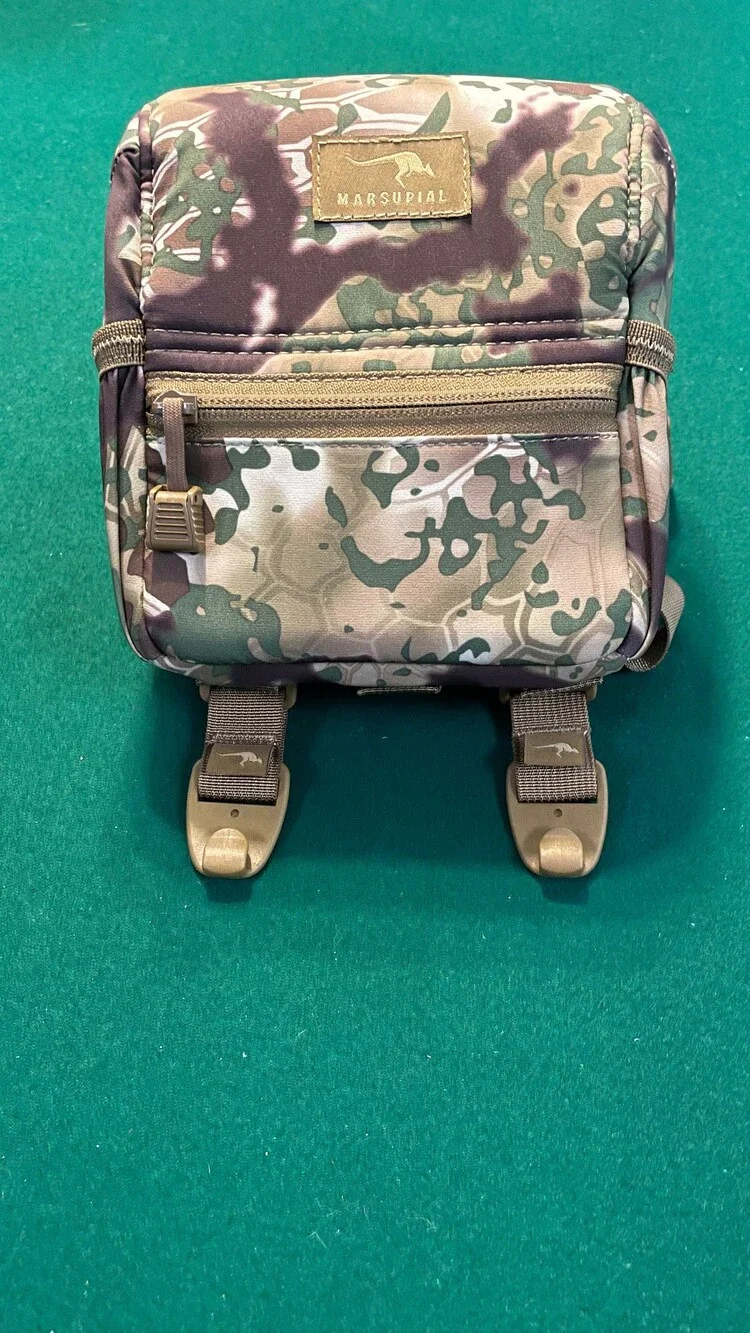 Marsupial Enclosed Binocular Chest Pack, MultiCam Camouflage, Magnetic, Small, w